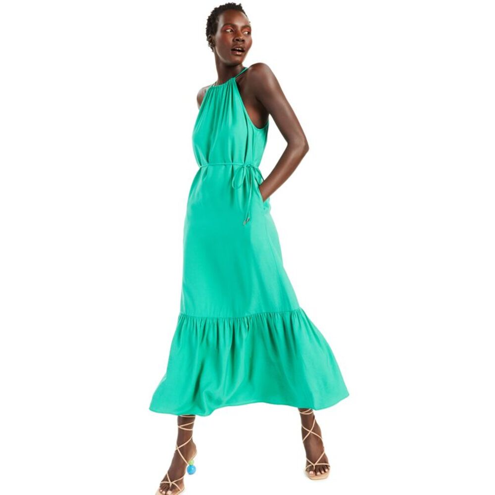 INC International Concepts Women's Tiered Tie-Waist Dress